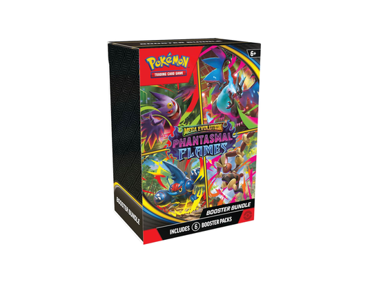 Pokémon Mega Evolution: Phantasmal Flames Booster Bundle (Presale 11/14)